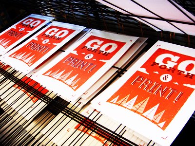 Screen Printed Posters at WYPW