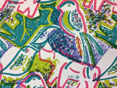 Textile Printing & Hand-Made Marks – April