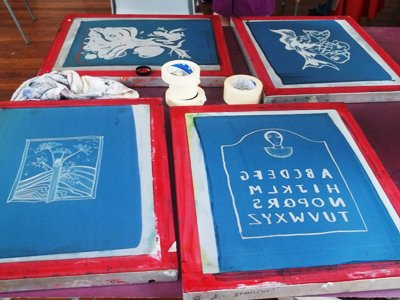 Textile Screen Printing for Beginners at WYPW