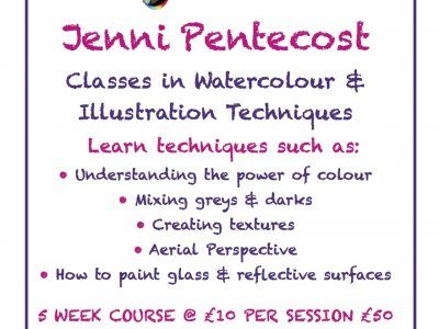 Classes in Watercololur and Illustration Techniques
