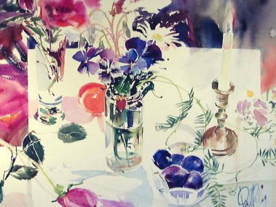 Painting: Flowers & Light 3 day watercolour course