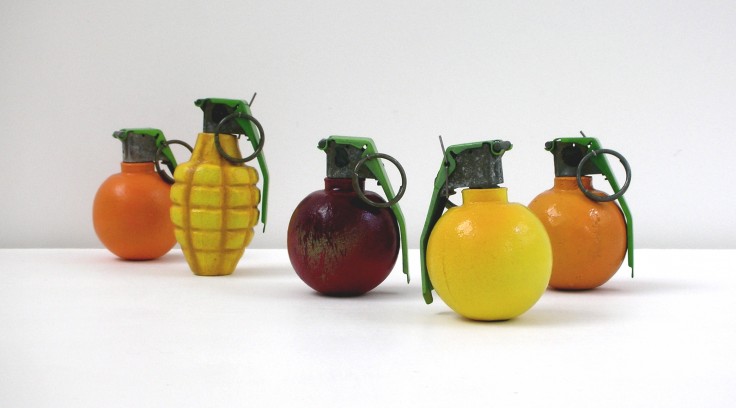 Fairtrade Fruit Grenades, metal (2008)