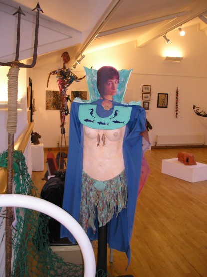 Peter Stride.....Wearable Art costume.  At Ariel Centre Gallery.