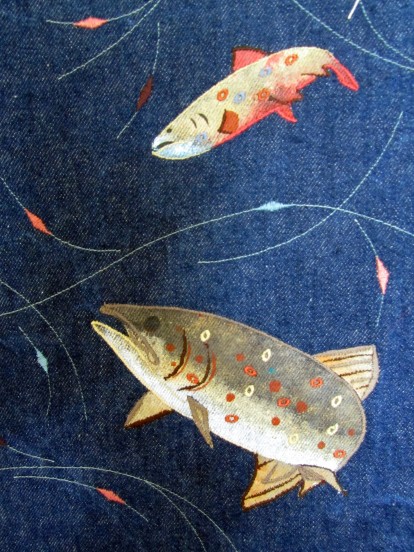 Ref:  Detail of Brook Trout Waistcoat