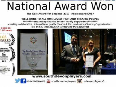 Press release: The South Devon Players win national arts award