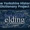 The Yorkshire Historic Dictionary Project / <span itemprop="startDate" content="2018-11-22T00:00:00Z">Thu 22 Nov 2018</span>