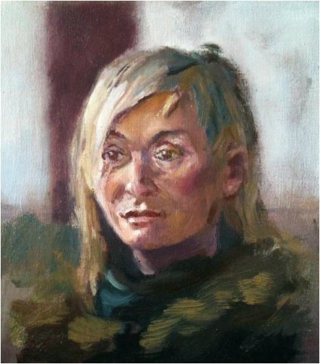 Polska Kobieta, oil on canvas