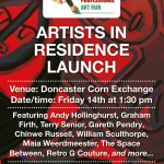 Doncaster Corn exchange Artists In Residence Lauch