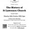A History of St Lawrence Church Abbots Langley - online ZOOM Tal / <span itemprop="startDate" content="2020-10-26T00:00:00Z">Mon 26 Oct 2020</span>
