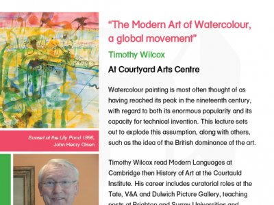 Art Talk "The Modern Art of Watercolour, a global movement"