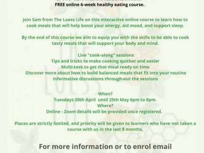 Cook Well Eat Well - FREE Community Course