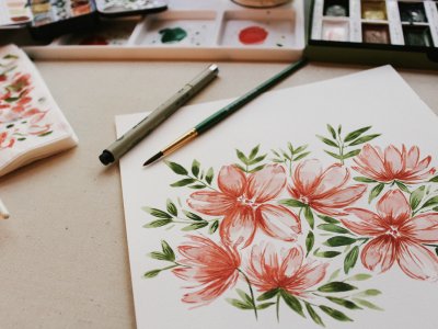Drawing & Painting - Floral, Botanical and Watercolours