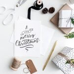 Handmade Christmas: Calligraphy card creations