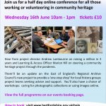 Hertfordshire Community Archive & Heritage Conference