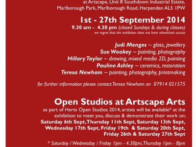 Herts Open Studios at Artscape Harpenden