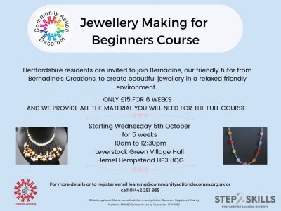 Jewellery Making Beginners Course