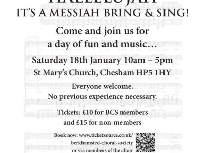 Messiah Bring and Sing