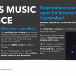 Register for music lessons