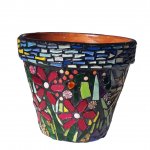 Terracotta Garden Pot Mosaic Design Workshop