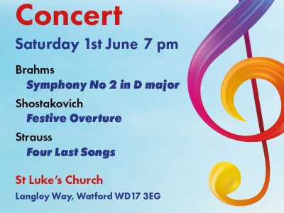 Watford Philharmonic Society - Orchestral Concert 2024