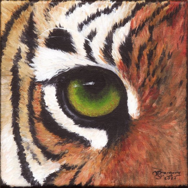 Eye of the Tiger - by artist Margery Maskell