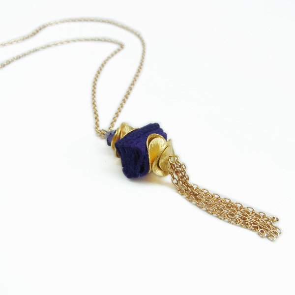 Purple Crush necklace by Amma Gyan