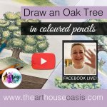 Draw an oak tree step-by-step