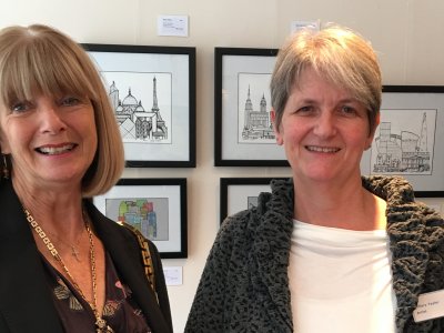 First Artist at new Hertford Town and Tourist Information Centre