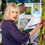 Visitors welcome to Gaye's Chorleywood studio to see art for sal