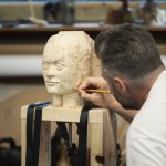 Carving a Head in Wood, a masterclass.