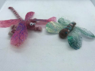 Dragonfly and Butterfly Felting Garden Workshop