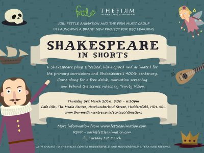 Fettle Animation Shakespeare in Shorts Launch Event