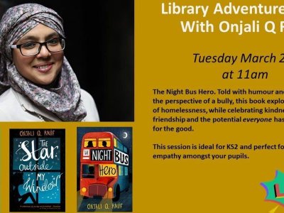 Library Adventures Live! with Onjali Q.Rauf