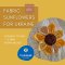 Make a Fabric Sunflower for Ukraine / <span itemprop="startDate" content="2022-05-07T00:00:00Z">Sat 07 May 2022</span>