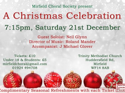 Mirfield Choral Society Christmas Concert