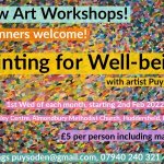 'Painting for Well-being' workshops with Puy Soden