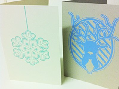 Screen Printing Christmas Cards – Drop-in Workshop