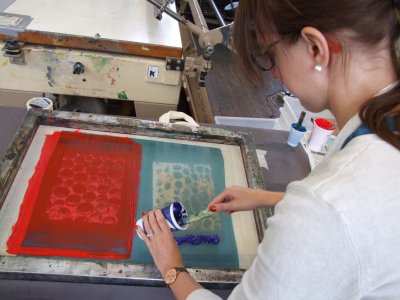 Screen Printing: Textiles – February