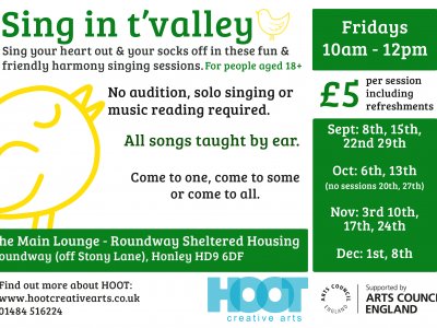 Sing in t'valley | Harmony singing taught by ear