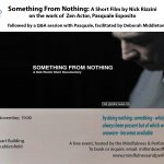 Something from Nothing - Presentation by Pasquale Esposito