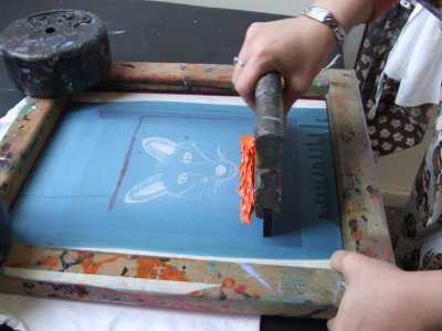 Textile Printing Weekend course at WYPW