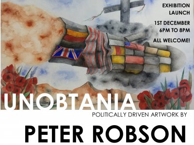 Unobtania by Peter Robson (art exhibition)
