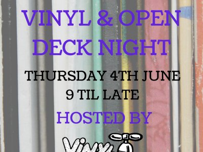 Vinyl & Open Deck Night at The Picture House