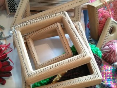 Wild About Wool: Pin and Peg Loom Weaving