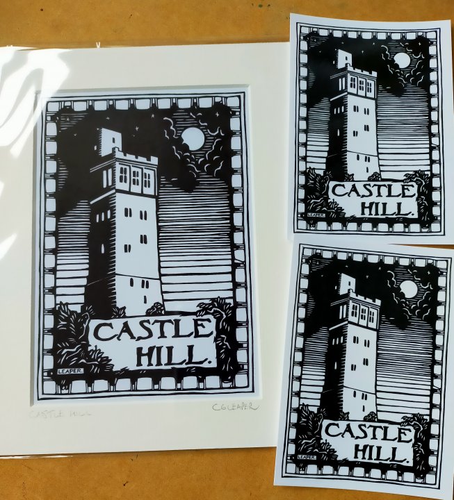 Castle Hill mounted print