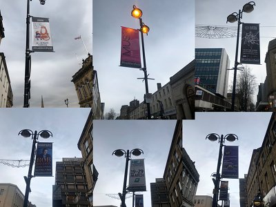 Arts and Cultural banner campaign in Huddersfield 2020
