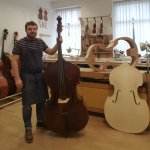 Double bass maker and string instrument repairer opens workshop