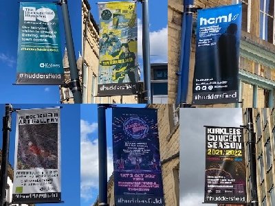 Flying the Flags for the Creative Offer of Huddersfield