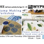 Free Stamp making workshop coming February- book your place now