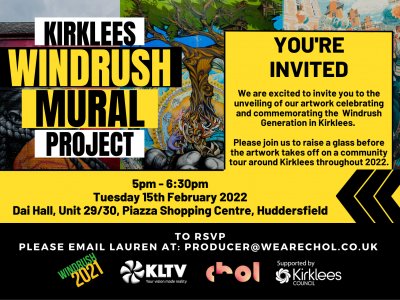 Kirklees Windrush Mural Project Day